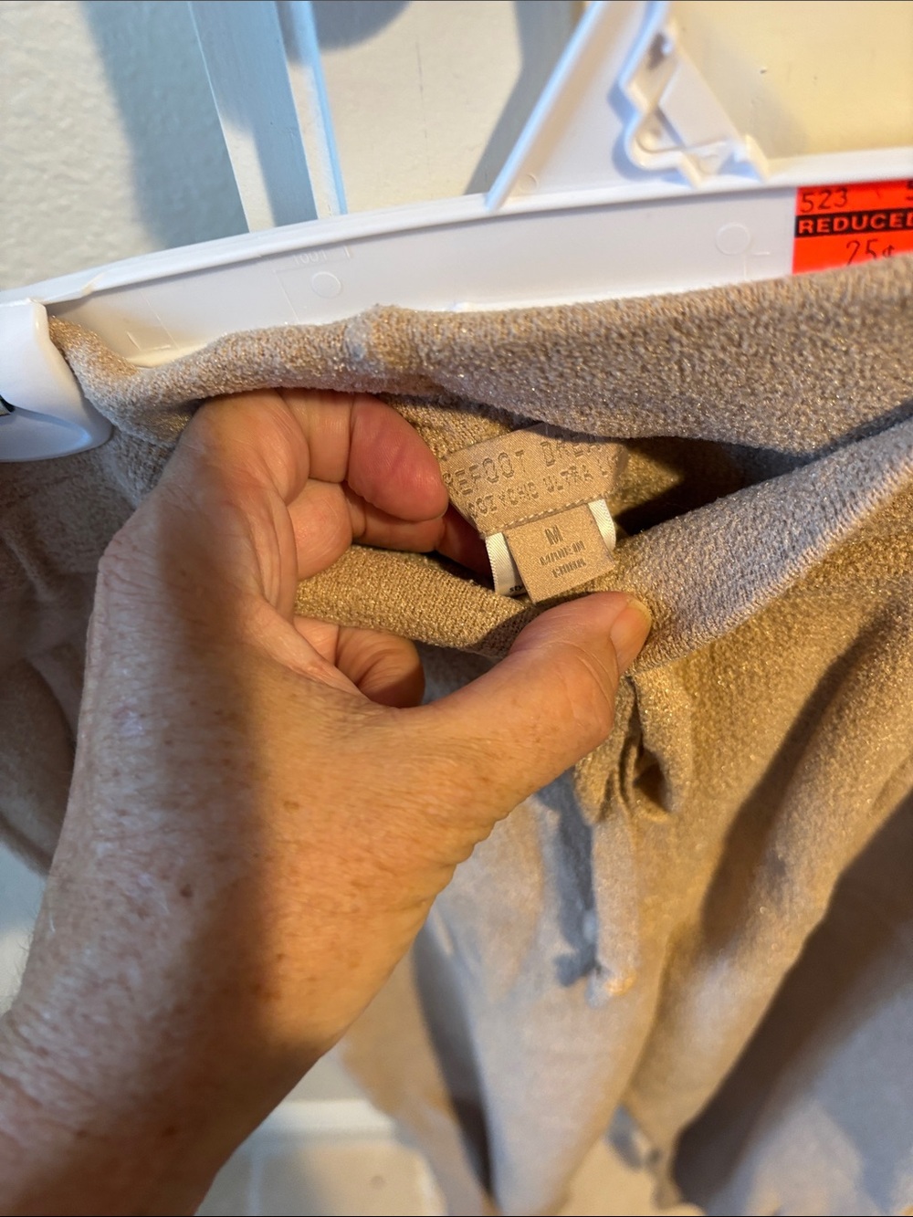 Barefoot Dreams Cozy Drawstring Joggers in Tan - Picture 3 of 7
